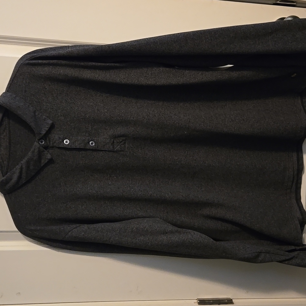 MIER Men's Drak GREY Long Sleeve Shirt